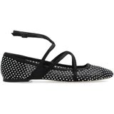 Jimmy Choo - Astoria - Schoenen - Zwart - Leer - Glanzende Details