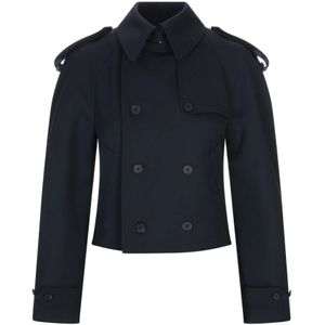 Alexander McQueen, Dames, Jassen, Blauw, Maat: S Wol,