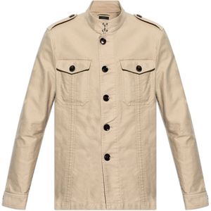 Tom Ford, Heren, Jassen, Beige, Maat: XL Katoen,