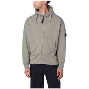 C.p. Company, Heren, Sweatshirts & Hoodies, Grijs, Maat: L