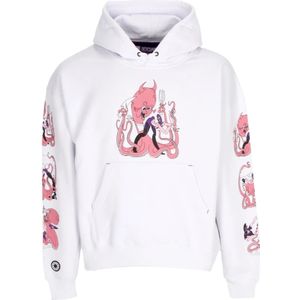 Octopus, Heren, Sweatshirts & Hoodies, Wit, Maat: XS Katoen,