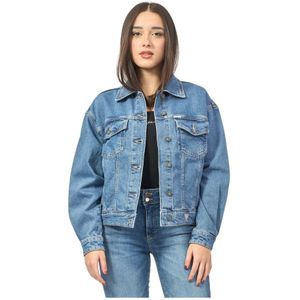 Guess - Trucker - Spijkerjas - Denim - Oversized - Vrouwen