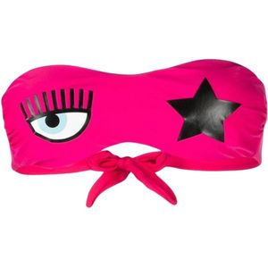 Chiara Ferragni Collection, Dames, Badkleding, Roze, Maat: S Spandex,