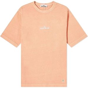 Stone Island, Heren, Tops, Roze, Maat: S