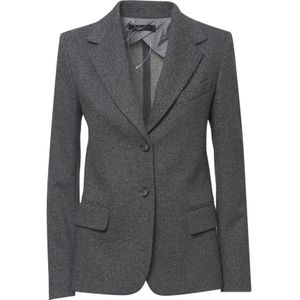 Weekend Max Mara, Dames, Jassen, Grijs, Maat: M Jersey,