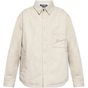 Jacquemus, Heren, Jassen, Beige, Maat: XS Denim,