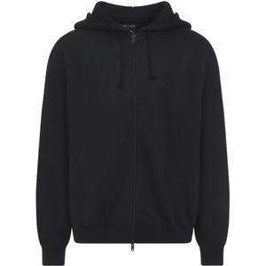 Y-3, Heren, Sweatshirts & Hoodies, Zwart, Maat: XL Katoen,