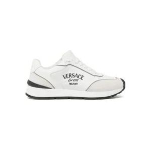 Versace Witte Sneakers voor Heren , Multicolor , Heren , Maat: 42 EU