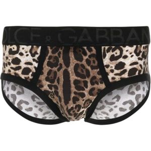 Dolce & Gabbana - Ondergoed - Beige - Katoen - Slipjes