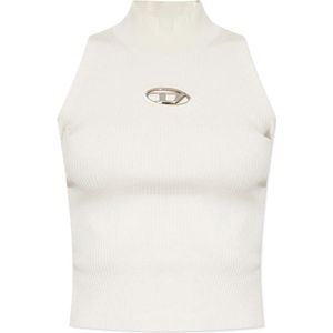 Diesel, Dames, Tops, Wit, Maat: M