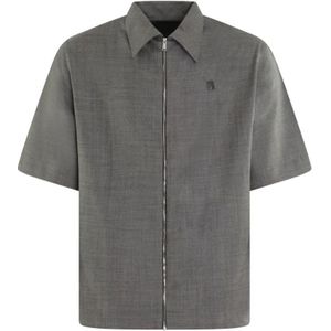 Givenchy, Heren, Overhemden, Grijs, Maat: XL