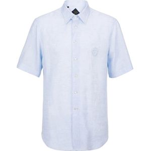 Billionaire, Heren, Overhemden, Blauw, Maat: XS Linnen,