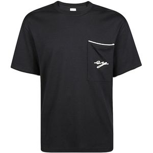 Eleventy, Heren, Tops, Zwart, Maat: 2XL Katoen,