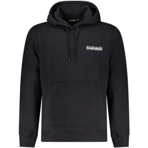 Napapijri - Hoodie - Zwart - Fleece