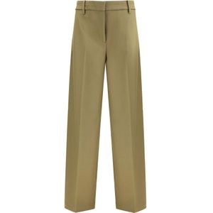 True Royal, Dames, Broeken, Groen, Maat: XS Wol,