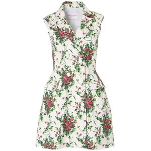Carolina Herrera, Dames, Jurken, Veelkleurig, Maat: XS Katoen,