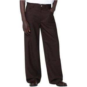 Séfr, Heren, Broeken, Bruin, Maat: XL Wol,