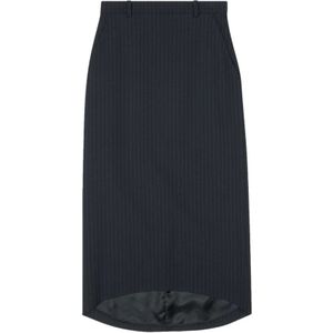 Balenciaga, Dames, Rokken, Zwart, Maat: S Wol,