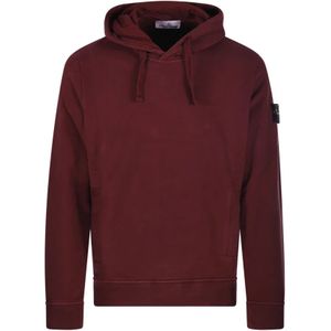 Stone Island, Heren, Sweatshirts & Hoodies, Rood, Maat: M