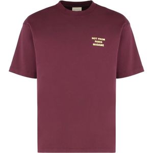 Drole de Monsieur, Heren, Tops, Bruin, Maat: S