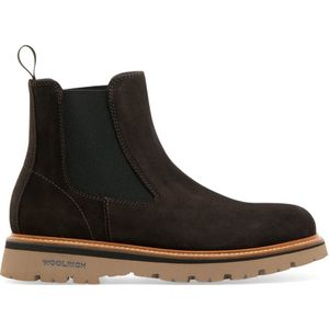 Woolrich Donkerbruine Herenlaarzen , Brown , Heren , Maat: 44 EU