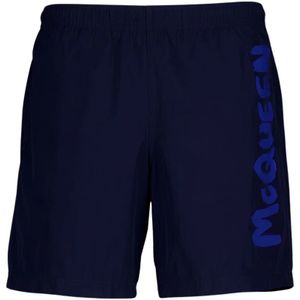 Alexander McQueen, Heren, Badkleding, Blauw, Maat: S Polyamide,