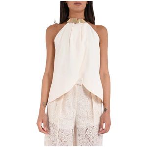 Simona Corsellini, Dames, Tops, Wit, Maat: XL Zijde,