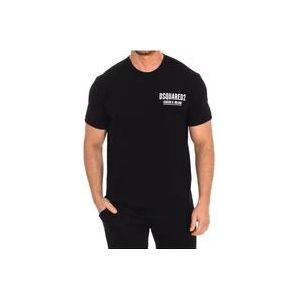 Dsquared2 T-Hemden , Black , Heren , Maat: XL