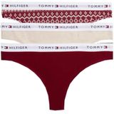 TOMMY HILFIGER - String - Rood / Wolwit