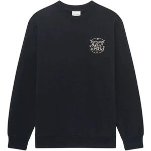 Drole de Monsieur, Heren, Sweatshirts & Hoodies, Zwart, Maat: 2XL Katoen,