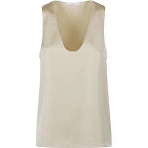 Patrizia Pepe, Dames, Tops, Beige, Maat: M