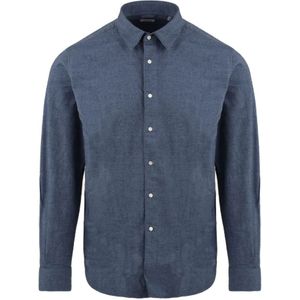 Aspesi, Heren, Overhemden, Blauw, Maat: M Katoen,