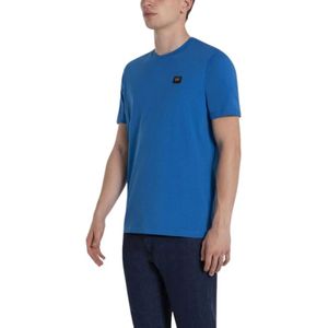 Paul & Shark, Heren, Tops, Blauw, Maat: S Katoen,