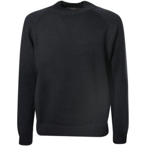 Zanone, Heren, Truien, Blauw, Maat: 2XL Wol,