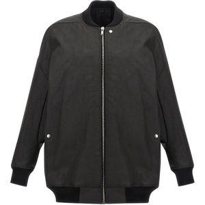 Rick Owens, Heren, Jassen, Zwart, Maat: XL Katoen,