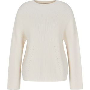 Armani Exchange, Dames, Truien, Wit, Maat: S Viscose,