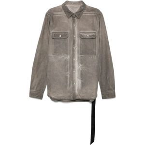 Rick Owens, Heren, Jassen, Grijs, Maat: M