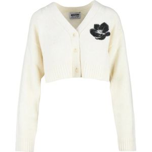 Moschino, Dames, Truien, Beige, Maat: M Wol,