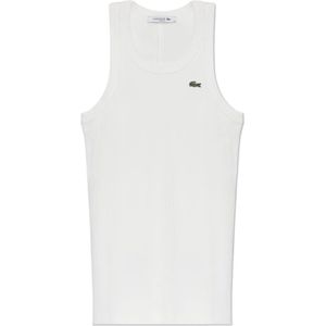 Lacoste, Dames, Tops, Wit, Maat: XS Katoen,