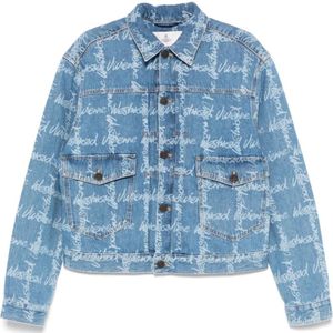 Vivienne Westwood, Heren, Jassen, Blauw, Maat: L Denim,