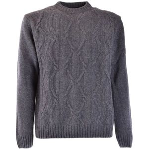 Peuterey, Heren, Truien, Grijs, Maat: S Wol,