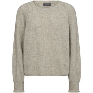 MOS Mosh, Dames, Truien, Grijs, Maat: XS