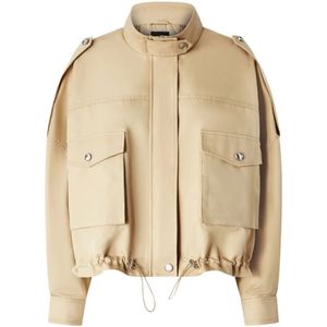 PINKO - Jassen - Beige - Katoen