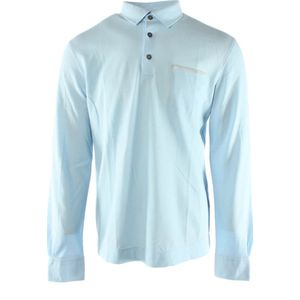 Zegna, Heren, Tops, Blauw, Maat: L Katoen,