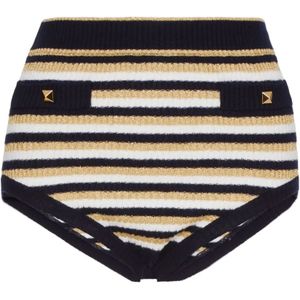 Valentino, Dames, Korte broeken, Blauw, Maat: S Wol,