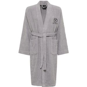 Carlo Colucci, Heren, Nachtkleding & Lounge, Grijs, Maat: 2XL Katoen,