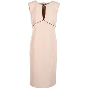 Liu Jo, Dames, Jurken, Roze, Maat: L Poliester,