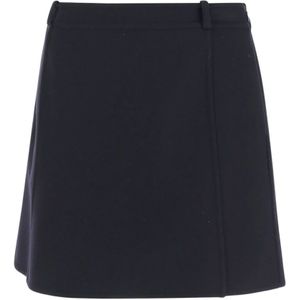 Jil Sander, Dames, Rokken, Blauw, Maat: S Wol,