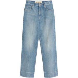 Valentino Garavani, Dames, Jeans, Blauw, Maat: W27 Katoen,