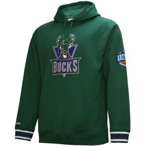 Mitchell & Ness, Heren, Sweatshirts & Hoodies, Groen, Maat: XS Fleece,